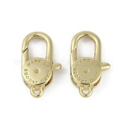 Латунная застежка пружинного кольца KK-Z078-03G