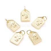 Латунные подвески ZIRC-I043-22G