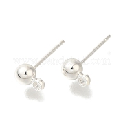Серьга-гвоздик из латуни KK-C081-07S