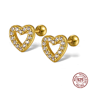 925 серьги-гвоздики из стерлингового серебра со стразами AD7648-2