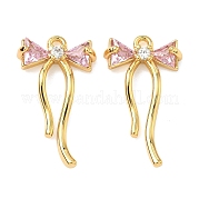 Латунные микро проложить кубического циркония подвески KK-A281-10G-03