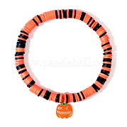 Призрачные полимерные глиняные браслеты heishi stretch BH7010-18