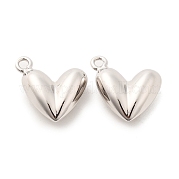 Подвески сердце латуни KK-L237-005P