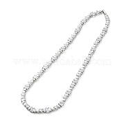 Латунные микропроволочные кубические циркониевые ожерелья NJEW-L170-09P