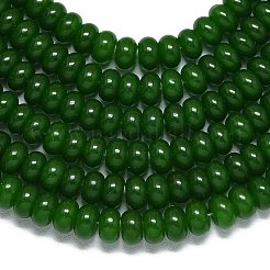 Chapelets de perles en jade de malaisie naturelle&nbsp;G-B165-G01-6x10mm-12