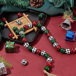 105шт 3 цвета натуральные деревянные бусины WOOD-SZ0001-13