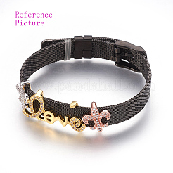 Латунные микро проложить кубического циркония слайд подвески&nbsp;ZIRC-G147-33P-NR