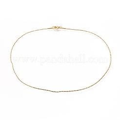 Ожерелья из нержавеющей стали 304 в виде змейки NJEW-I238-08G