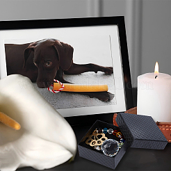 1 шт. латунные подвески в виде отпечатков лап&nbsp;AJEW-DR0002-34