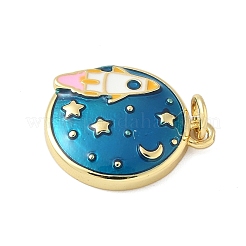 Латунь эмаль подвески&nbsp;KK-C110-13B-G