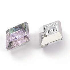 Подвески из тисненого стекла со стразами&nbsp;GLAA-J101-04B-001VL