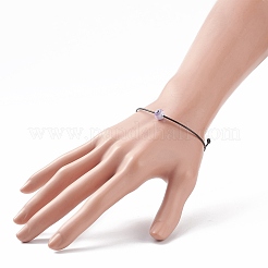 Set di braccialetti con perline intrecciate rotonde a lume da 5 pz 5 colori per le donne&nbsp;BJEW-JB08787