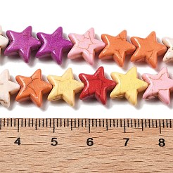 Синтетических нитей бирюзовые бусы G-B140-C01