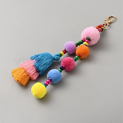 Pompons en polyester&nbsp;HJEW-WH0102-015LG-01