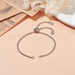 Изготовление браслета-слайдера из нержавеющей стали 304 Rolo Chain AJEW-JB01117-02