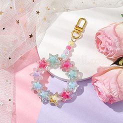 Украшение подвески акриловой звездой HJEW-JM02032