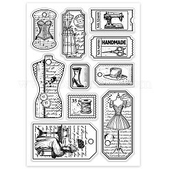 Sellos transparentes de plástico pvc personalizados&nbsp;DIY-WH0448-0776