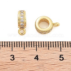 Стеллажное покрытие латунь микро паве кубический цирконий трубчатые поручни KK-Z052-01G