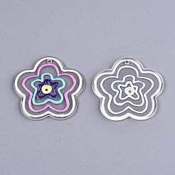 Прозрачные акриловые подвески KY-T022-50