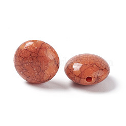 Хрустящие непрозрачные акриловые бусины OACR-C006-08