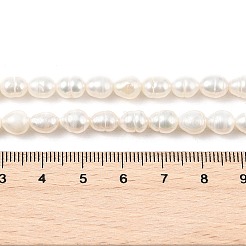 Нити из натурального культивированного пресноводного жемчуга PEAR-I007-01B-06B