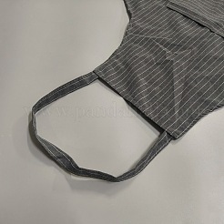 Фартук без рукавов из полосатого хлопка&nbsp;AJEW-WH20075-004