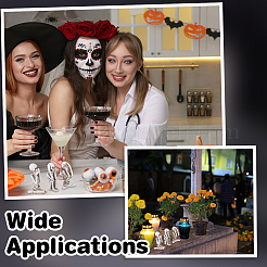 3 шт. 3 стиля скелета из смолы для украшения дома&nbsp;DJEW-WH0103-007