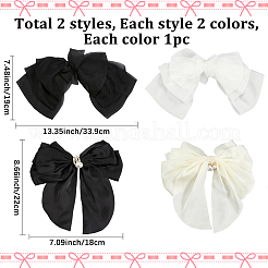 4 шт. 4 стиля тканевые заколки-банты из кожи аллигатора&nbsp;PHAR-SP0001-17A