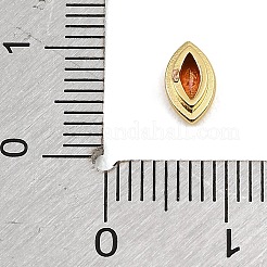 Cabujones de circonita cúbica pavé de latón&nbsp;CU-CBA30E8-02G-09