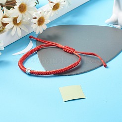 Кубики с сердцем латунные микропаве браслеты из фианитов из плетеных бусин для пар&nbsp;BJEW-JB06796