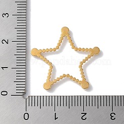 Goldene Strassanhänger aus Edelstahl 304&nbsp;LS-STAS-Q312-02D-G