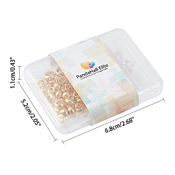 Латунь плоские круглые шариков прокладки&nbsp;KK-PH0035-81