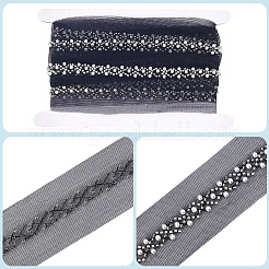 Ruban de dentelle en polyester de 4 mètre&nbsp;SRIB-GF0001-73B-01