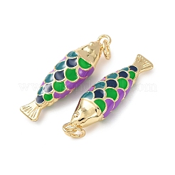 Латунь эмаль подвески KK-C143-44B-G