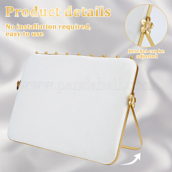 Подставки для ожерелий из цинкового сплава с наклонной спинкой&nbsp;NDIS-WH0010-29