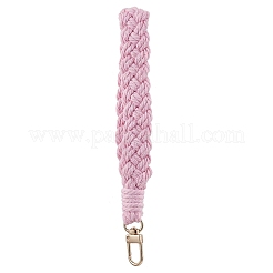 Ручная работа макраме хлопковые нитки ремешок на запястье подвеска украшение HJEW-JM02625-01