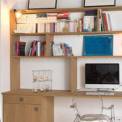 Одноуровневая прозрачная акриловая настольная витрина для минифигурок ODIS-WH0034-13