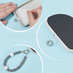 4 сумка 4 стиля стразы и бусины из АБС-пластика бусины мобильные ремни&nbsp;AJEW-AR0002-73