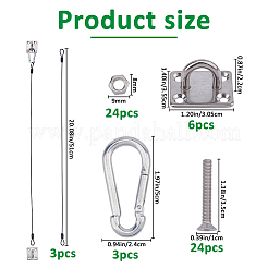 Kits de cuerda para tirar de la tapa del bote de basura&nbsp;DIY-FH0010-88