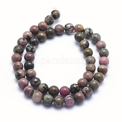Perline Rhodonite naturale fili&nbsp;X-G-G717-6mm