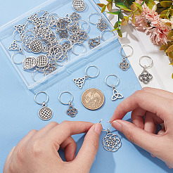 7 пакетик 7 стилей сплава дреды бусины&nbsp;OHAR-CP0001-08