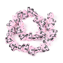 Эмалевые бусины ручной работы в технике лэмпворк LAMP-T023-22B