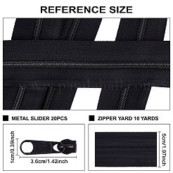 Unsichtbarer breiter Nylon-Reißverschluss&nbsp;FIND-BC0001-69A