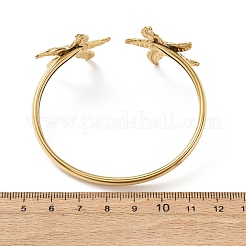 Armreifen aus Edelstahl 304 mit Ozeanmotiv&nbsp;BJEW-T026-01G-04