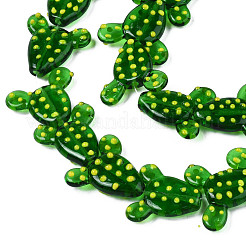 Бусины ручной работы ухабистой бисер нитей LAMP-T017-03