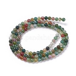 Natur Indien Achat Perle Stränge&nbsp;X-G-A130-3mm-K12