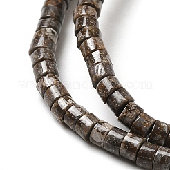 Природные снежинка обсидиан бисер нитей G-E612-A07