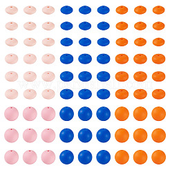 90 pièce de perles focales en silicone rondes et rondelles&nbsp;SIL-TA0003-57A