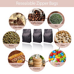 10 шт. БОПП и алюминизированный ПЭТ и полиэтиленовые пакеты для кофе с застежкой-молнией и клапаном&nbsp;ABAG-TA0001-93G