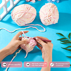 2 моток полиэфирной пряжи для вязания спицами и крючком OCOR-TA0003-09A